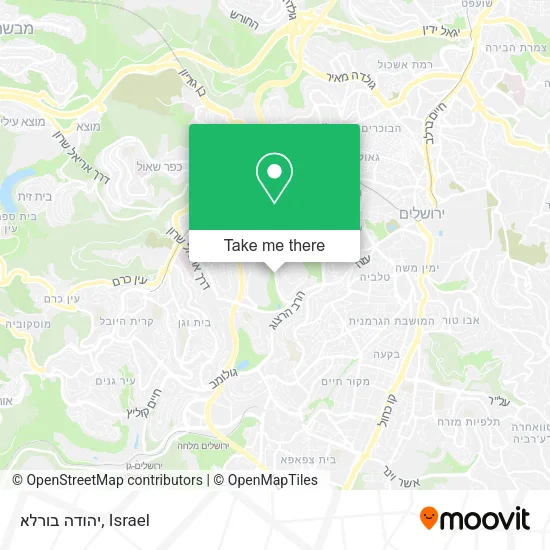 Карта יהודה בורלא