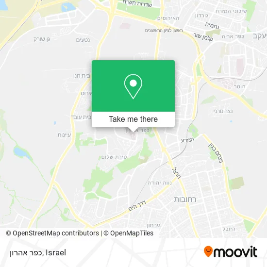 Карта כפר אהרון