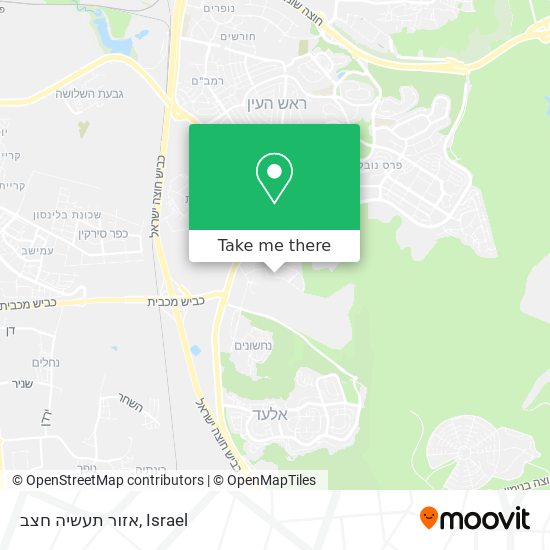 אזור תעשיה חצב map