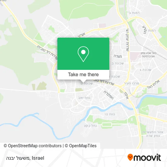 Карта משעול יבנה