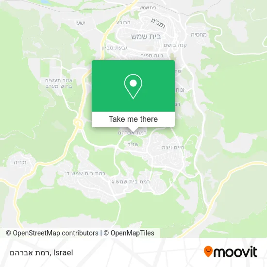 Карта רמת אברהם