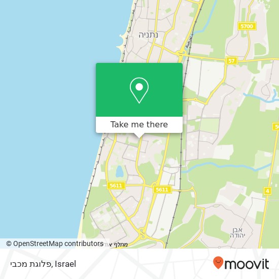 פלוגת מכבי map