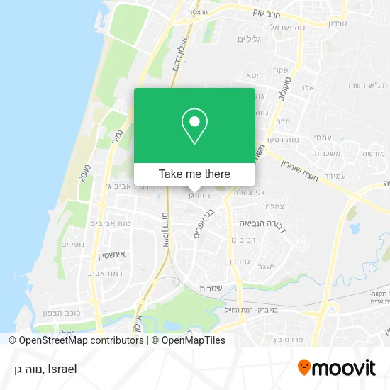 Карта נווה גן
