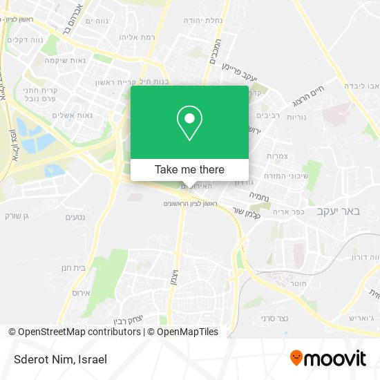 Карта Sderot Nim