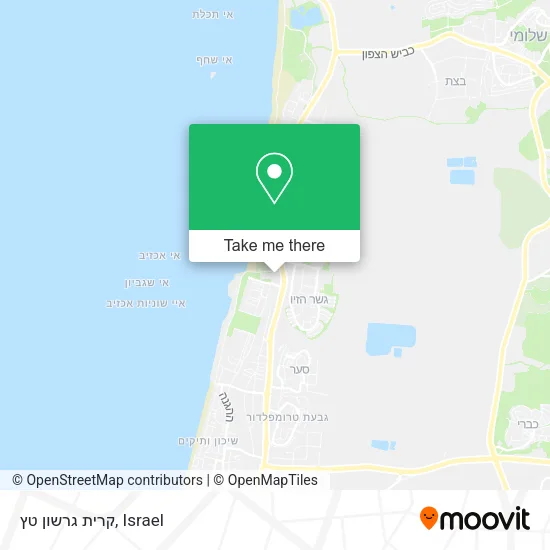 Карта קרית גרשון טץ