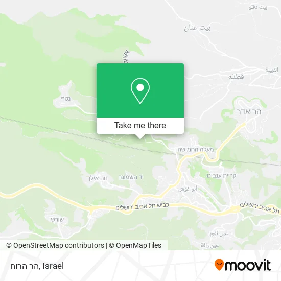 Карта הר הרוח
