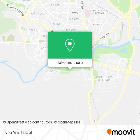 Карта נחל בקע