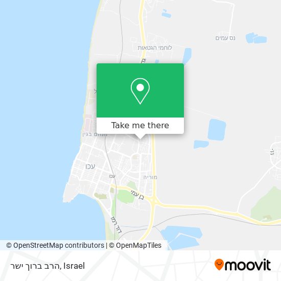 Карта הרב ברוך ישר