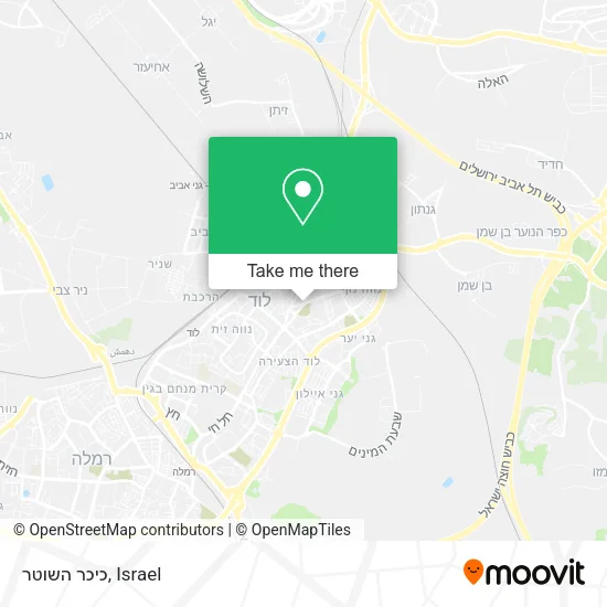 Карта כיכר השוטר