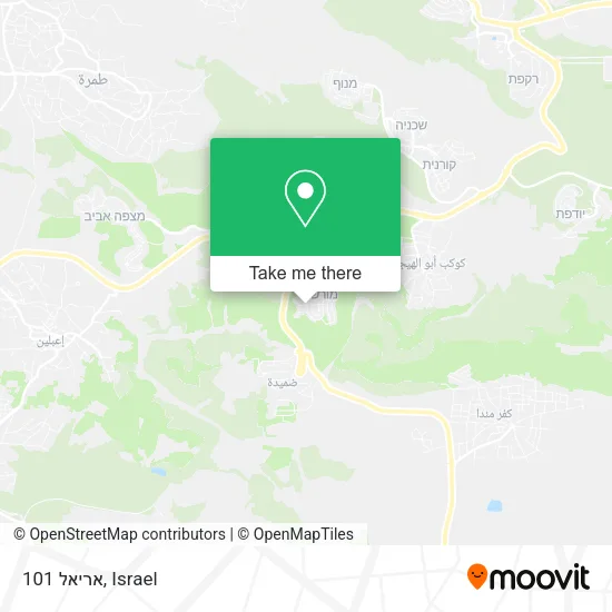Карта אריאל 101