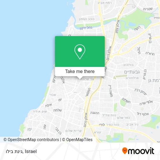 Карта גינת בילו
