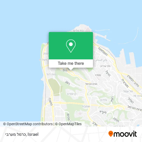 Карта כרמל מערבי