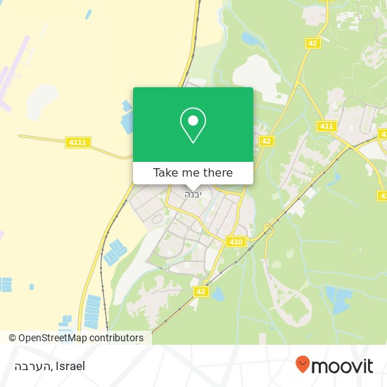 הערבה map