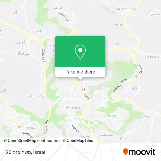 Карта משה סנה 20