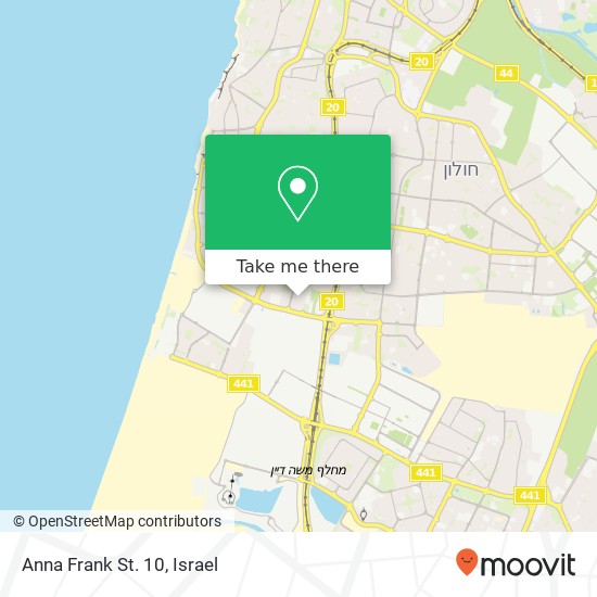 Anna Frank St. 10 map