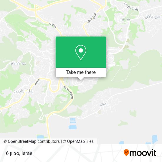 Карта סביון 6