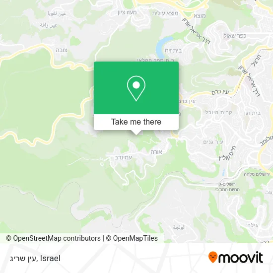 Карта עין שריג