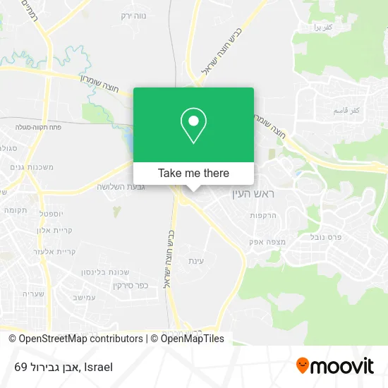 Карта אבן גבירול 69