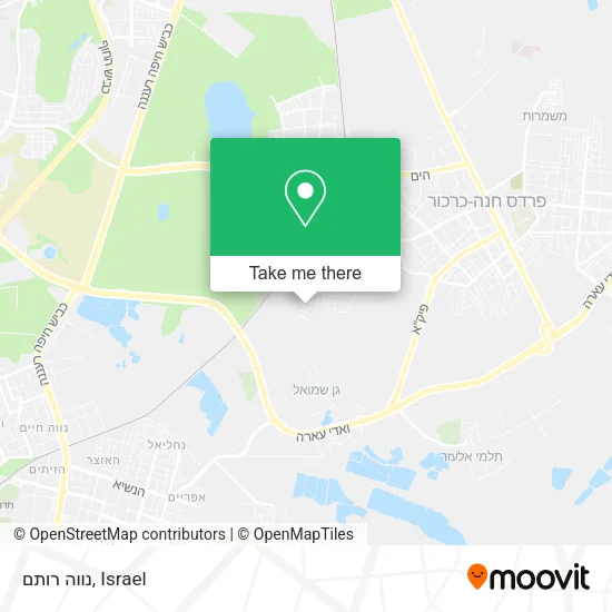 Карта נווה רותם