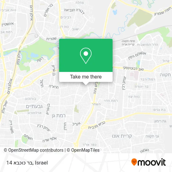 Карта בר כוכבא 14