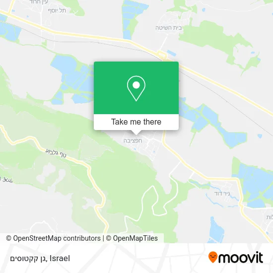 Карта גן קקטוסים