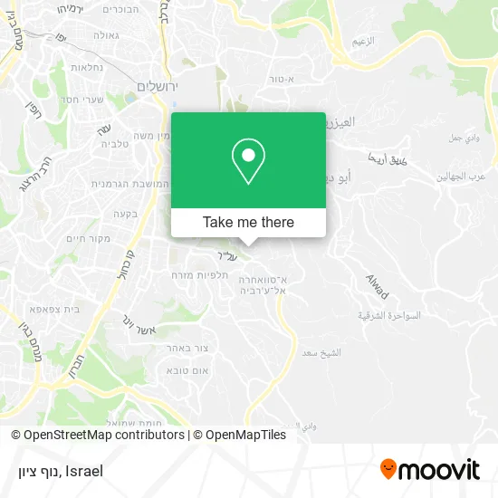 Карта נוף ציון
