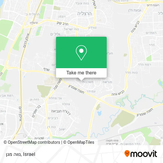 Карта נווה מגן