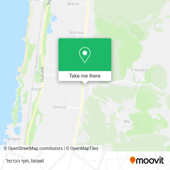 Карта חוף הכרמל