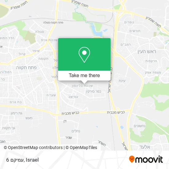 Карта עמיקם 6