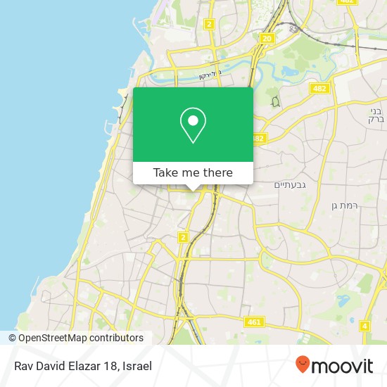 Rav David Elazar 18 map