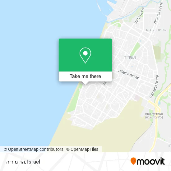 הר מוריה map