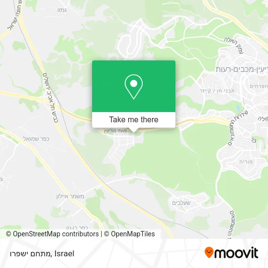 Карта מתחם ישפרו
