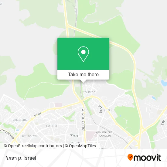 Карта גן רפאל