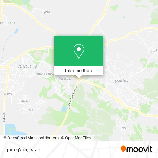 Карта מחלף סומך