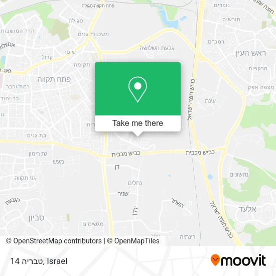 Карта טבריה 14