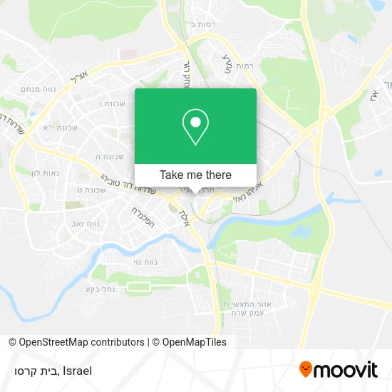 Карта בית קרסו