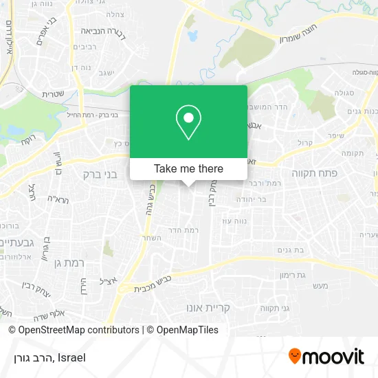 Карта הרב גורן