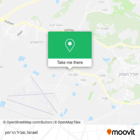 Карта שביל הרימון