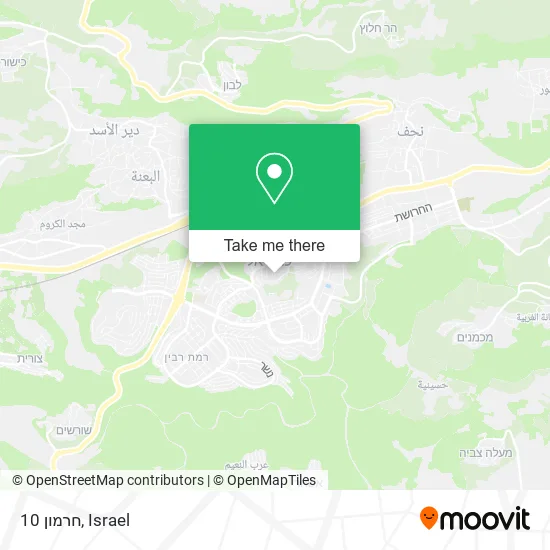 Карта חרמון 10