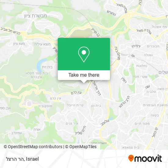 Карта הר הרצל
