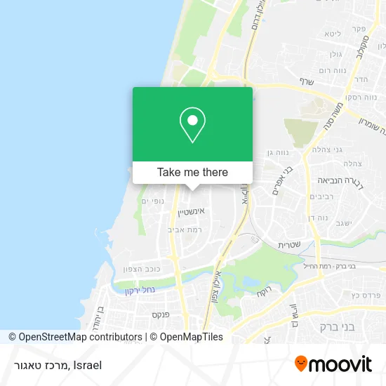Карта מרכז טאגור