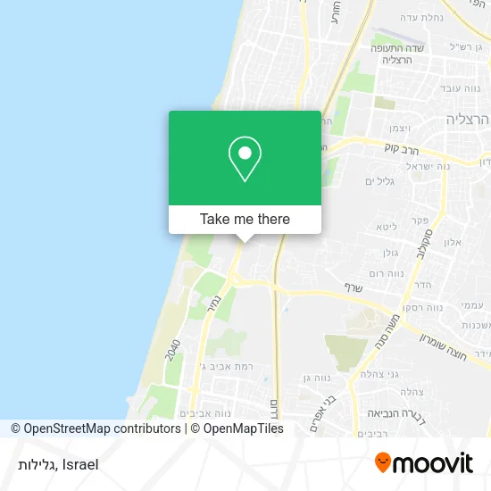 Карта גלילות