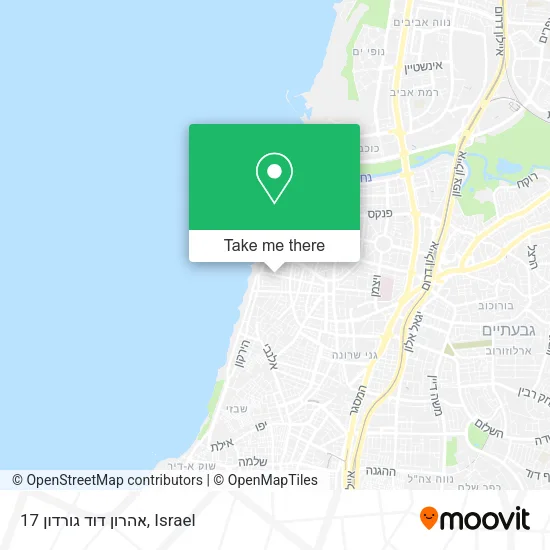 Карта אהרון דוד גורדון 17