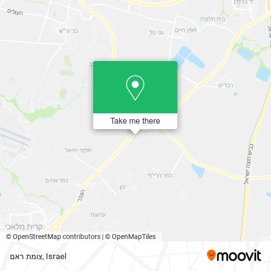Карта צומת ראם