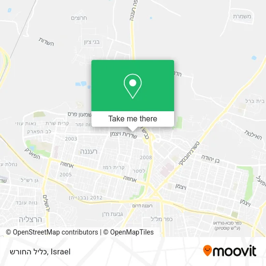 Карта כליל החורש