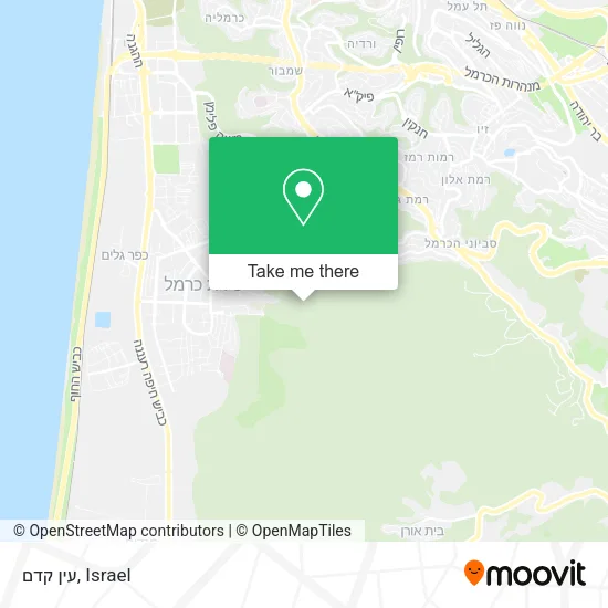 Карта עין קדם