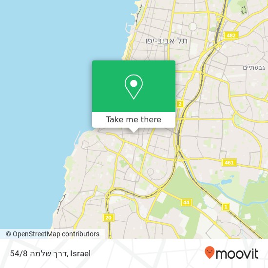 דרך שלמה 54/8 map