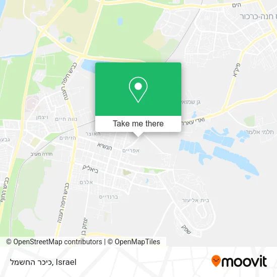 Карта כיכר החשמל