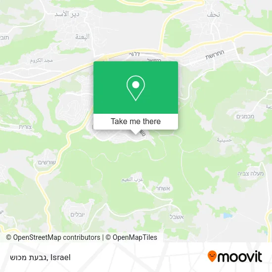 Карта גבעת מכוש