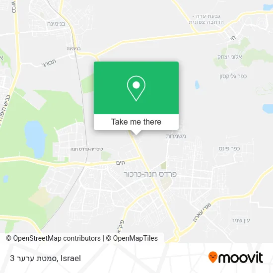 Карта סמטת ערער 3